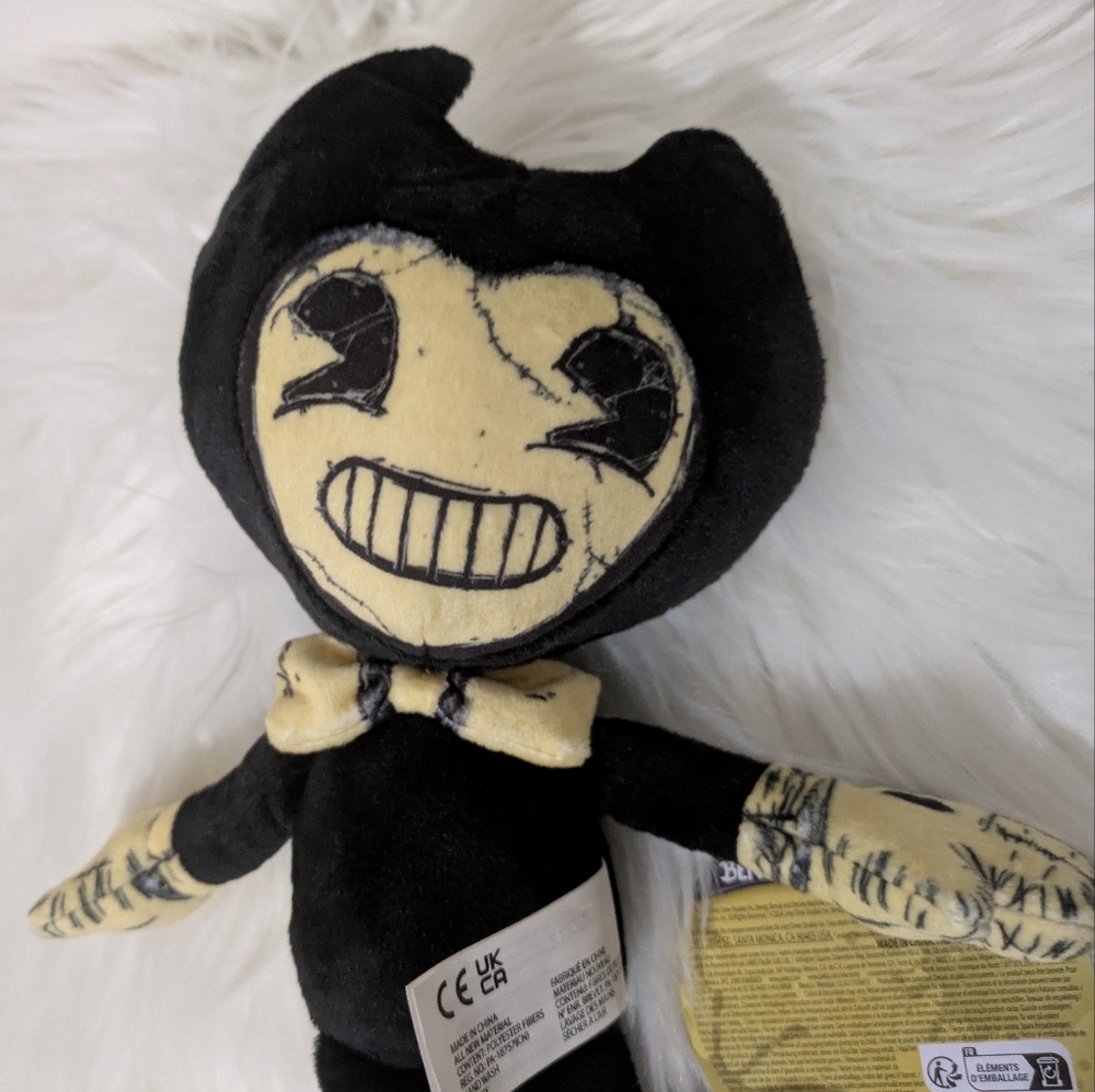 Bendy & The Ink Machine 2024 BENDY 9" Stuffed Plush Heavenly Toys New with Tag - Picture 8 of 8